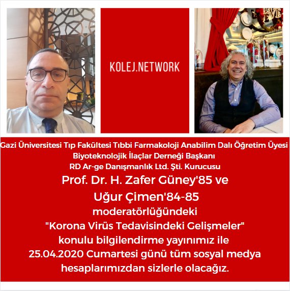 Prof. Dr. Zafer Güney ile Korona Tedavisindeki Gelişmeler Konulu Sohbetimizi Gerçekleştirdik